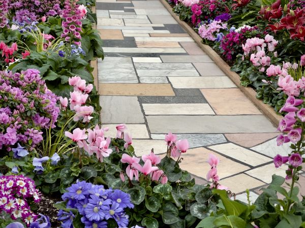 Garden Path Installation in Conway