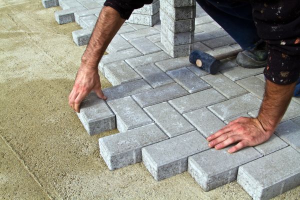 Concrete Paver Installation in Conway