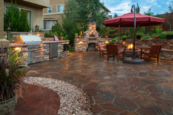 Stone Patio Construction in Conway